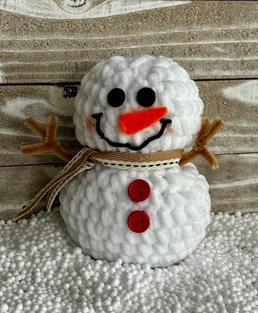 Plushie Snowman Crochet Pattern