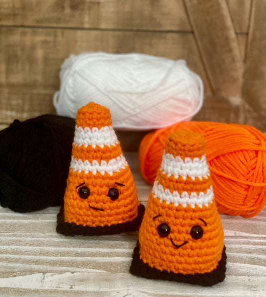 Caution Cone Crochet Pattern