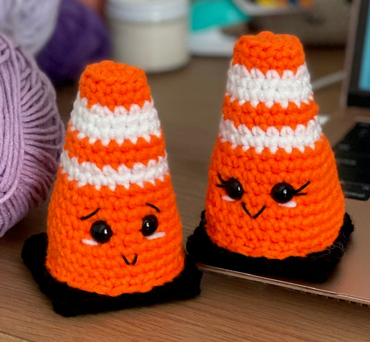 Caution Cone Crochet Pattern