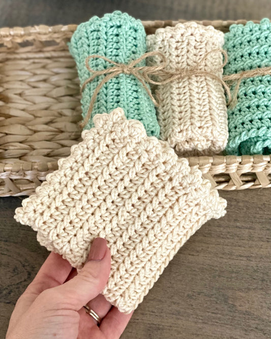 Farmhouse Dish Cloth Crochet Pattern
