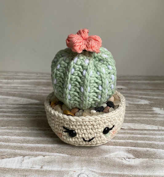 Holiday Toppers for Barrel Cactus Crochet Pattern