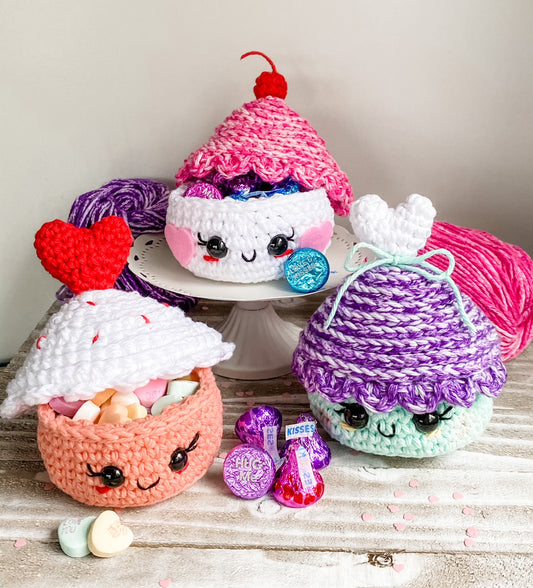 Love Day Cupcake Crochet Pattern