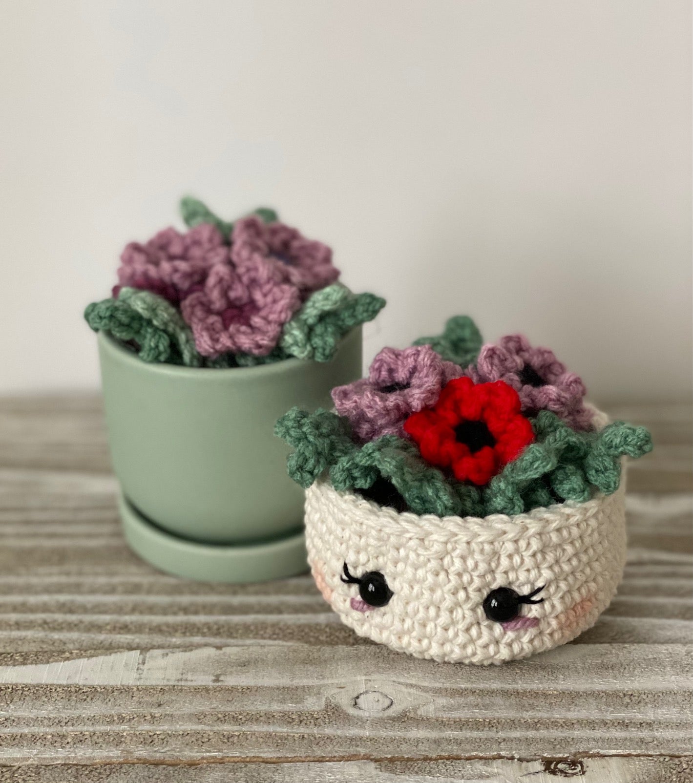 potted plant crochet Potted Poppy Crochet Pattern – Cloud 9 Knots Crochet Pattern Shop