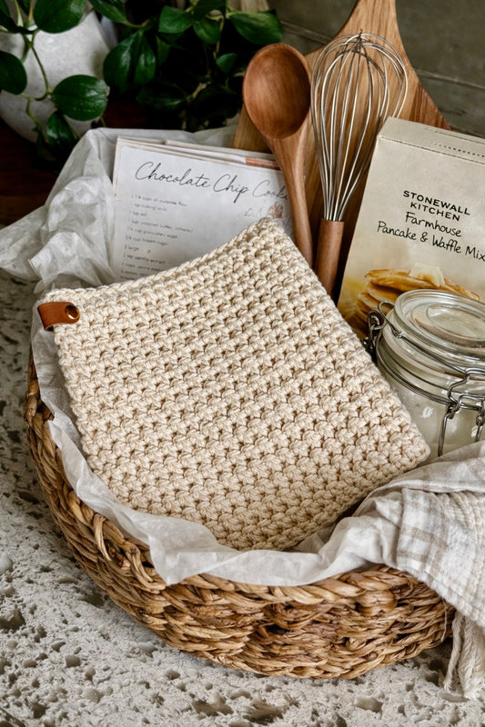 Thermal Stitch Pot Holder Crochet Pattern
