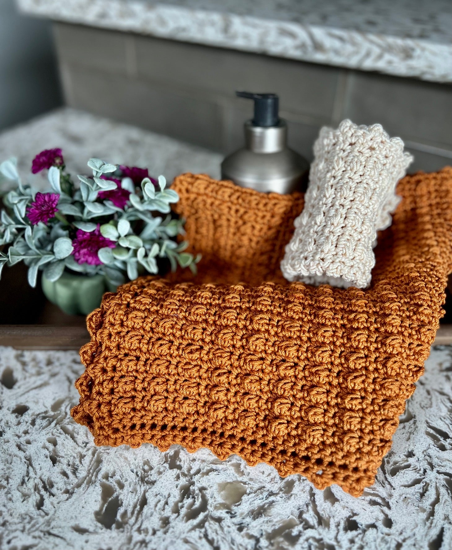 Farmhouse Dish Cloth Crochet Pattern – Cloud 9 Knots Crochet Pattern Shop