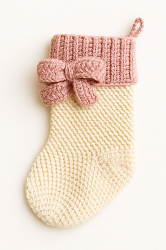 Farmhouse Christmas Stocking Crochet Pattern