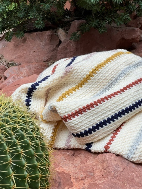 Sedona Throw Blanket Crochet Pattern