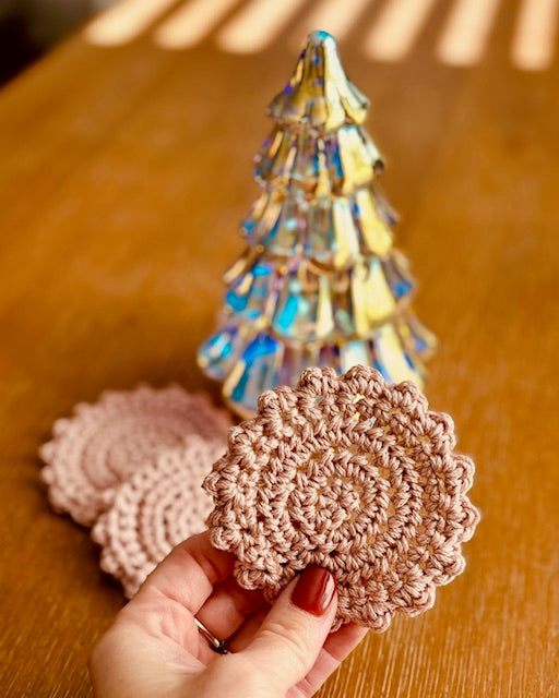 Christmas Tree Coasters Crochet Pattern