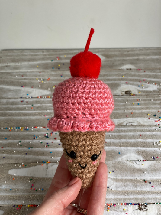 Ice Cream Cone Crochet Pattern
